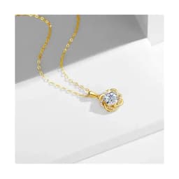 Star of David Moissanite Necklace