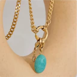 Blue Gemstone Necklace