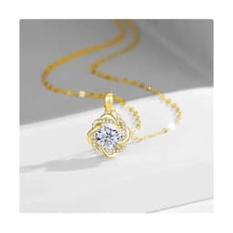 Star of David Moissanite Necklace