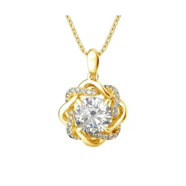 Star of David Moissanite Necklace